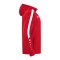 JAKO Power Kapuzenjacke Kids Rot Weiss F100 - rot