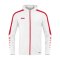 JAKO Power Kapuzenjacke Weiss Rot F004 - weiss