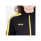 JAKO Power Polyesterjacke Damen Schwarz Gelb F803 - schwarz