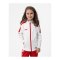 JAKO Power Polyesterjacke Kids Weiss Rot F004 - weiss