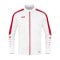 JAKO Power Polyesterjacke Weiss Rot F004 - weiss