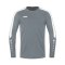 JAKO Power Sweatshirt Kids Grau Weiss F840 - grau