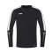 JAKO Power Sweatshirt Kids Schwarz Weiss F800 - schwarz