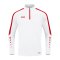 JAKO Power Sweatshirt Weiss Rot F004 - weiss