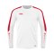 JAKO Power Sweatshirt Weiss Rot F004 - weiss