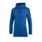 JAKO Premium Basic Kapuzenjacke Damen Blau F04 - blau