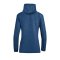 JAKO Premium Basic Kapuzenjacke Damen Blau F49 - blau