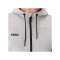 JAKO Premium Basic Kapuzenjacke Grau F40 - grau