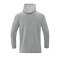 JAKO Premium Basic Kapuzenjacke Grau F40 - grau