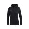 JAKO Run 2.0 Kapuzenjacke Damen Schwarz F08 - Schwarz