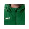 JAKO Team Coach Kapuzenjacke Kids Grün F200 - gruen