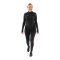 JAKO ZipTop Light Flow Sweatshirt Damen Schwarz F800 - schwarz
