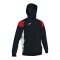 Joma Crew III Kapuzenjacke Kids Schwarz - schwarz