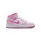 Jordan Air 1 Mid Kids Rosa - rosa