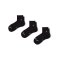 Jordan Everday Ankle 3er Pack Socken Schwarz - schwarz