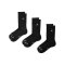 Jordan Everday Crew 3er Pack Socken Schwarz - schwarz
