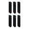 Jordan Everyday Crew 6er Pack Socken Schwarz F010 - schwarz