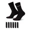 Jordan Everyday Crew 6er Pack Socken Schwarz F010 - schwarz