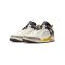 Jordan Spizike Low Braun F107 - weiss