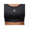 Jordan Sport Medium Support Jumpman Sport-BH Damen Schwarz F010 - grau