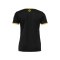 Kempa Curve Trikot T-Shirt Damen Schwarz Gold F05 - schwarz
