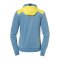 Kempa Emotion 2.0 Kapuzenjacke Damen Blau Gelb F14 - blau