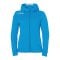 Kempa Player Kapuzenjacke Damen Hellblau Weiss F02 - blau
