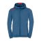 Kempa Player Kapuzenjacke Grau Rot F08 - grau