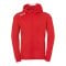Kempa Player Kapuzenjacke Kids Rot Weiss F03 - rot