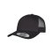Merch 5 Panel Retro Trucker Cap Schwarz - schwarz