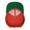 Merch Classic Snapback Cap Orange Green - orange