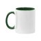 Merch Mug Two Tone 11oz Green - gruen