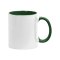 Merch Mug Two Tone 11oz Green - gruen