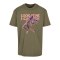 Mister Tee Look Oversized T-Shirt Grün - gruen