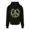 Mister Tee Peace Oversize Fullzip Hoody Schwarz - schwarz