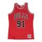 Mitchell and Ness 1997-1998 Dennis Mitchell T-Shirt Rot - rot