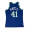 Mitchell and Ness NBA Dallas Mavericks 1998-1999 Dirk Nowitzki Swingman Trikot Blau - blau
