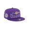 New Era LA Lakers Champion 9Fifty Cap Lila - lila