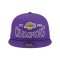New Era LA Lakers Champion 9Fifty Cap Lila - lila