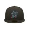 New Era Miami Marlins On-Field 59Fifty Cap Schwarz - schwarz