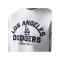New Era MLB Heritage Oversized Los Angeles Dodgers Sweatshirt Grau - grau