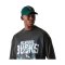 New Era NBA Washed Graphic Milwaukee Bucks T-Shirt Grau - grau