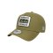 New Era Patch Linen Eframe Newera Cap Grün - gruen