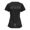Newline Statement T-Shirt Running Damen F2001 - schwarz