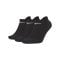 Nike 3er Pack Socken Füsslinge Sneaker F001 - schwarz
