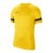 Nike Academy 21 T-Shirt Kids Gelb Schwarz F719 - gelb