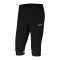 Nike Academy 21 3/4 Hose Schwarz Weiss F010 - schwarz