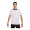 Nike Adacemy T-Shirt Weiss Schwarz Rot F100 - weiss