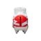 Nike Air Zoom Mercurial Superfly IX Elite SG-Pro AC Ready Rot Weiss Schwarz F600 - rot