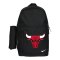 Nike Chicago Bulls NBA Elemental 20L Rucksack Schwarz Fnaw - schwarz